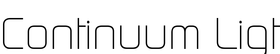 Continuum Light Font Download Free