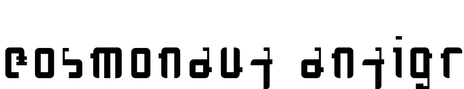 Cosmonaut Antigravity Font Download Free
