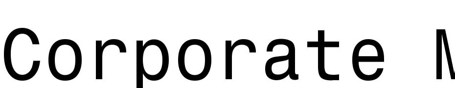 Corporate Mono Polices Telecharger