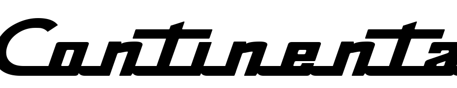 Continental Railway Font Download Free