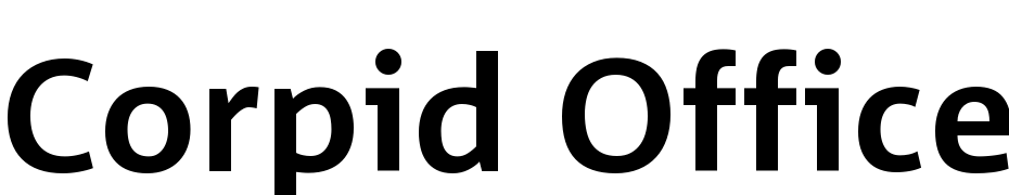 Corpid Office Bold Font Download Free