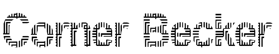 Corner Becker Font Download Free