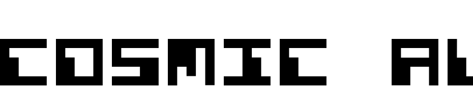 Cosmic Alien Font Download Free