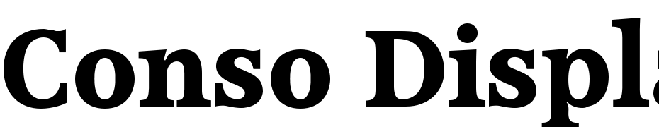 Conso Display SSi Font Download Free