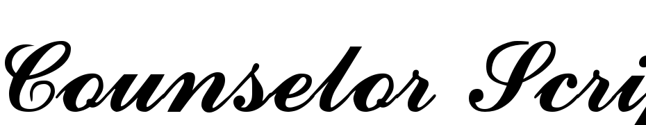 Counselor Script Medium Font Download Free