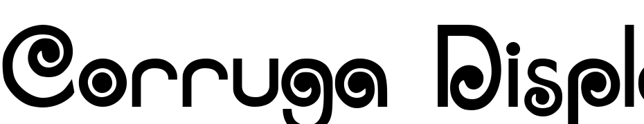 Corruga Display SSi Font Download Free