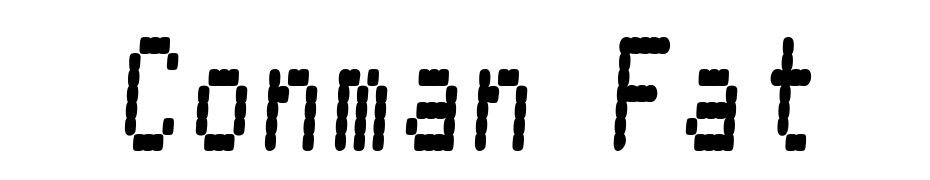 Conman Fat Font Download Free