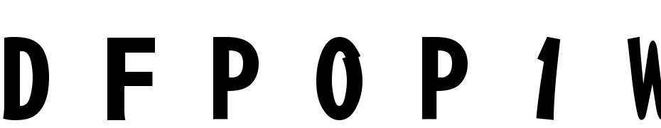 DFPOP1W9U B5 Font Download Free