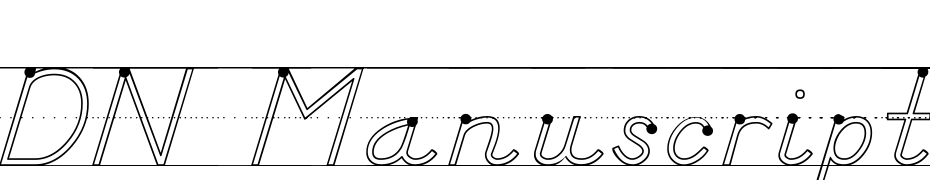 DN Manuscript Out Rules Font Download Free