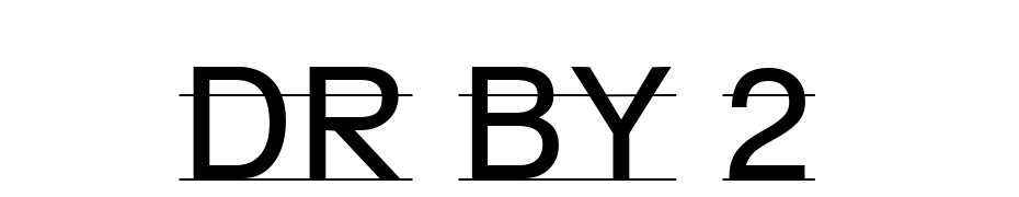 DR BY 2 Font Download Free