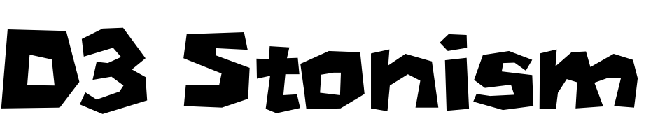 D3 Stonism Font Download Free