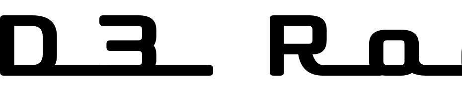 D3 Roadsterism Long Font Download Free
