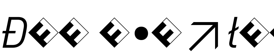 DIN Regular Italic Exp Font Download Free