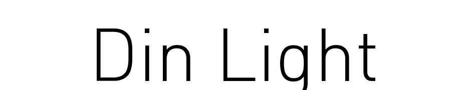 DIN Light Fuente Descargar Gratis