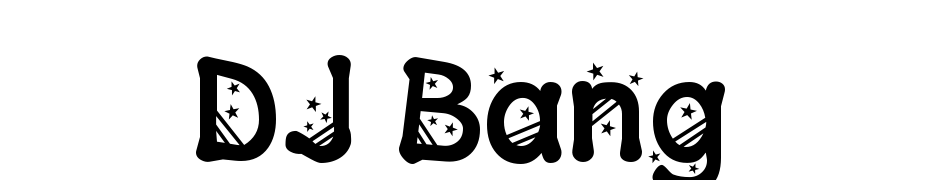 DJ Bang Font Download Free