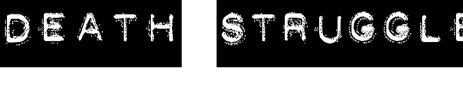 DEATH STRUGGLE Font Download Free