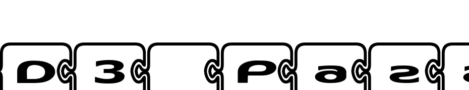 D3 Pazzlism B Font Download Free
