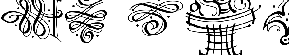 DF Calligraphic Ornaments LET Plain:1.0 Font Download Free