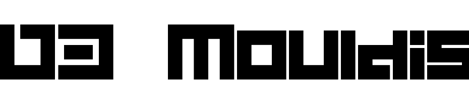 D3 Mouldism Alphabet Font Download Free