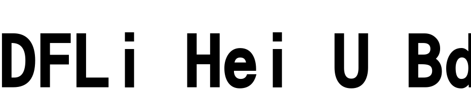 DFLi Hei U Bd Font Download Free