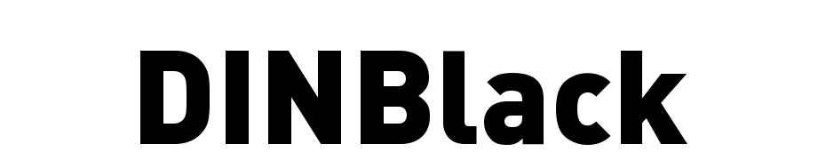 DIN Black Polices Telecharger