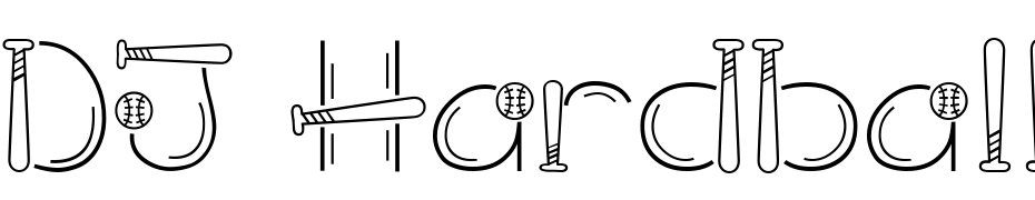DJ Hardball Font Download Free