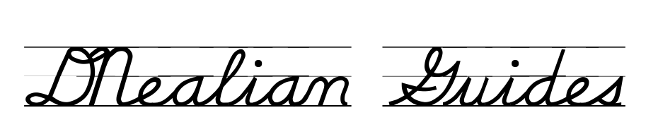 DNealian Guides Font Download Free