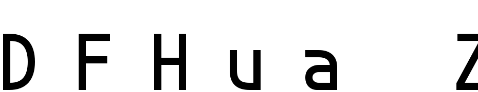 DFHua Zong W5U B5 Font Download Free