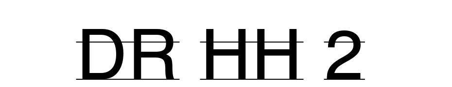 DR HH 2 Font Download Free