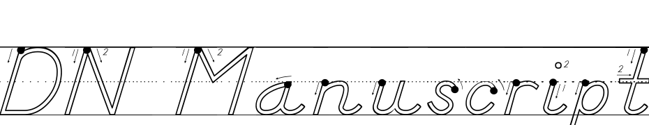 DN Manuscript Out Arr Rules Font Download Free