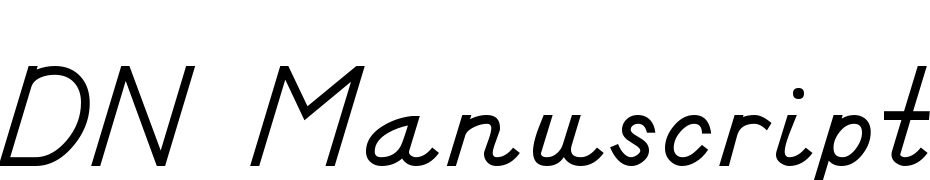 DN Manuscript Bold Font Download Free