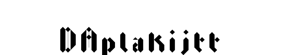 DAplakijtt Font Download Free