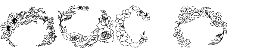 DBL Flower Delight Font Download Free