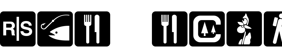 DNR Recreation Symbols Font Download Free