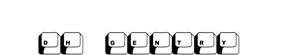 DH GENTRY Font Download Free