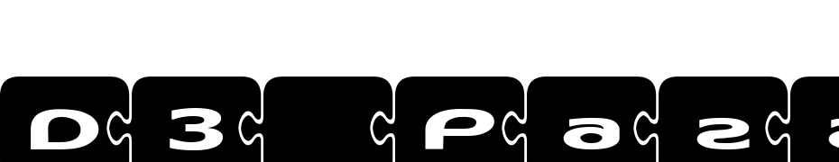 D3 Pazzlism A Font Download Free