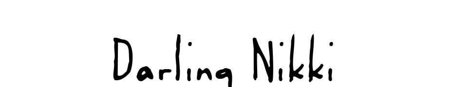 Darling Nikki Font Download Free