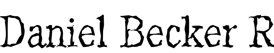 Daniel Becker Random Xlight Regular Font Download Free