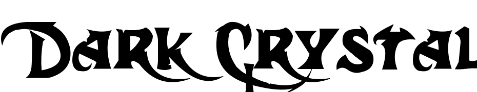 Dark Crystal Script cкачати шрифт безкоштовно