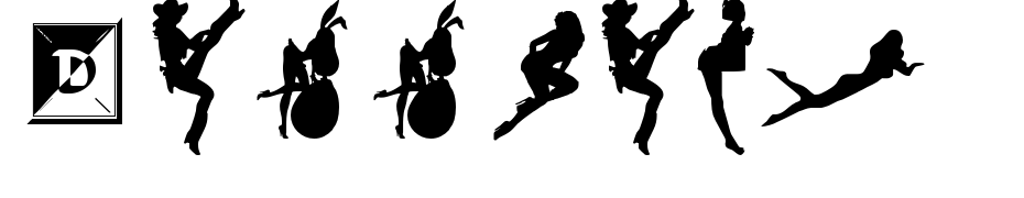 Darrians Sexy Silouettes Font Download Free