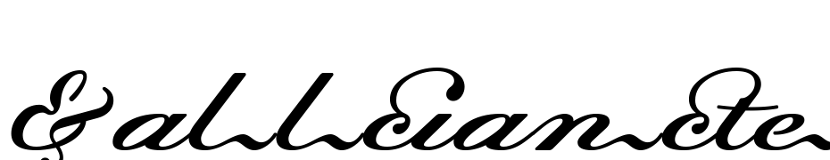 Dalliance Script Ligatures Font Download Free
