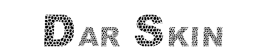 Dar Skin Font Download Free
