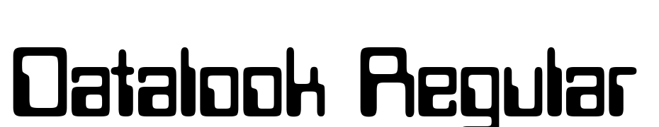 Datalook Regular Font Download Free