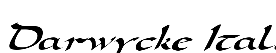 Darwycke Italic Font Download Free