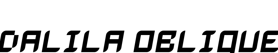 Dalila Oblique Font Download Free