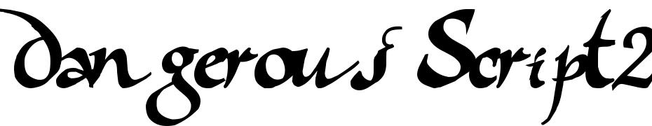 Dangerous Script27 Bold Font Download Free