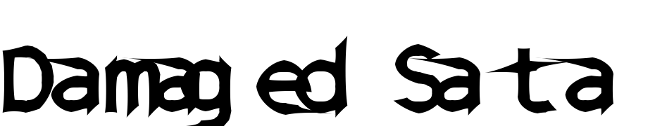 Damaged Sata Light Font Download Free