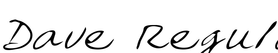 Dave Regular Font Download Free