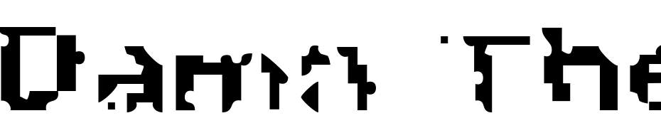 Damn The Man Font Download Free