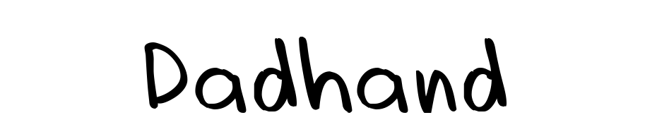 Dadhand Font Download Free